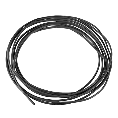 צינורות מכווץ חום חום 2: 1 עטיפת צינור שרוול כבלים, [להגנת בידוד חשמלי] - 3/16 DIA/23ft/שחור